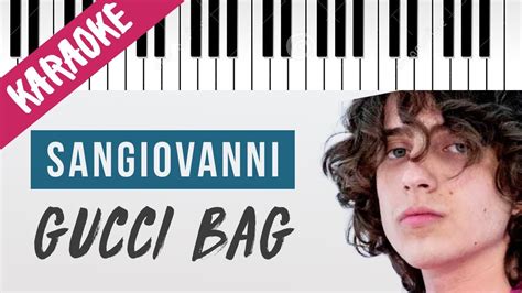 sangiovanni amici gucci bag|Leggi il testo di Gucci Bag di Sangiovanni, inedito Amici 20.